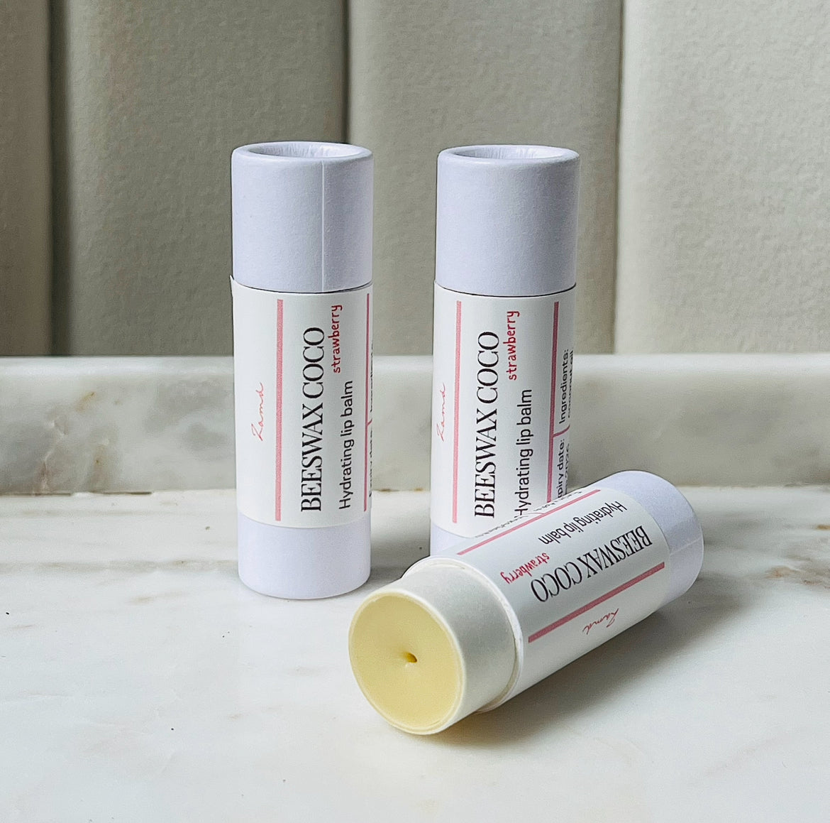 Beeswax Coco Hydrating Balm Tinted Lip Balm
