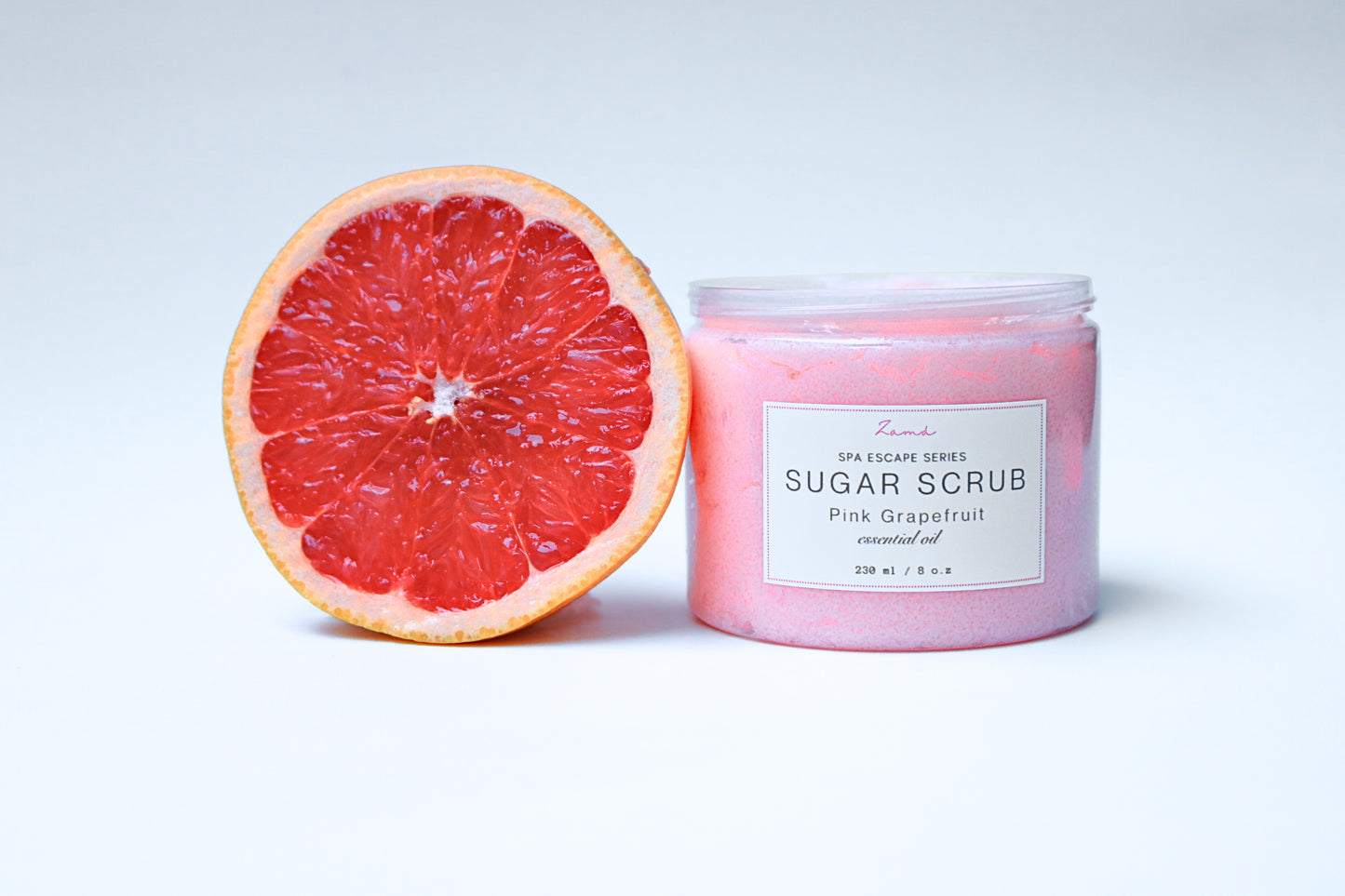 Pink Grapefruit Essential Foaming Sugar Scrub Summer25