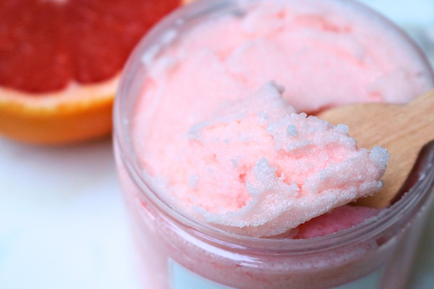 Pink Grapefruit Essential Foaming Sugar Scrub