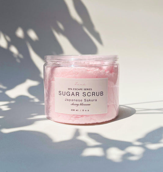 Japanese Sakura/Cherry Blossom Foaming Sugar Scrub Summer25