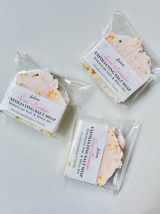 Sweet Lavender Himalayan Salt Soap with Calendula