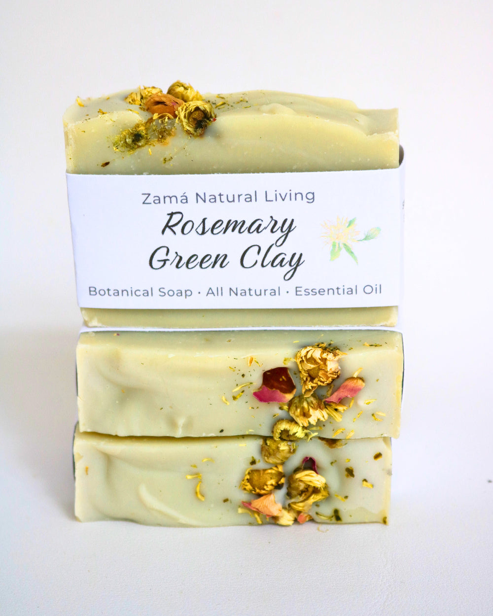 Rosemary Green Clay Soap