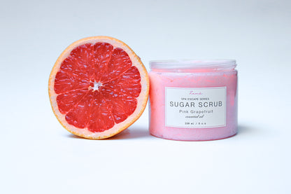 Pink Grapefruit Essential Foaming Sugar Scrub Summer25