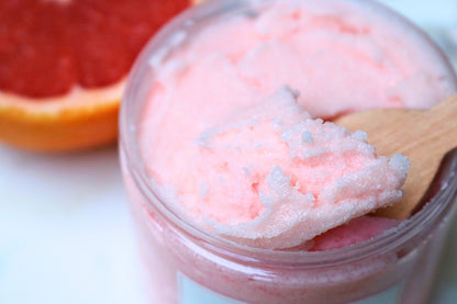 Pink Grapefruit Essential Foaming Sugar Scrub Summer25