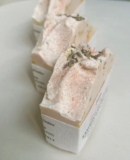 Sweet Lavender Himalayan Salt Soap with Calendula