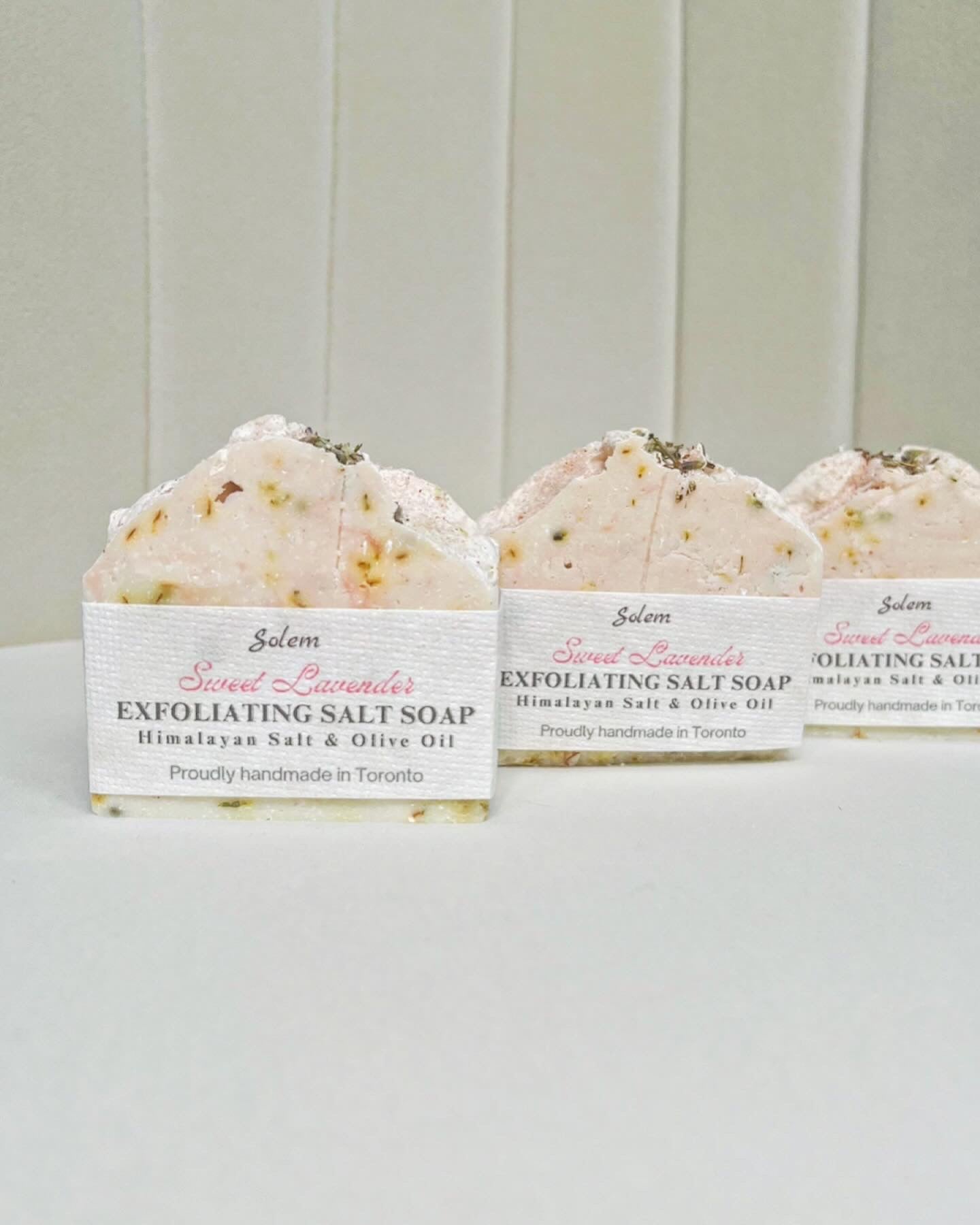 Sweet Lavender Himalayan Salt Soap with Calendula