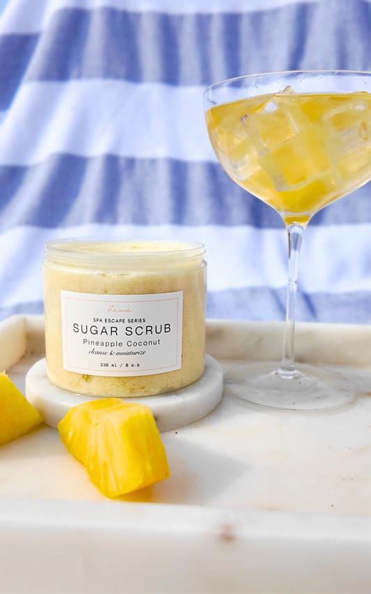 Fresh Pineapple Coconut Foaming Sugar Scrub Summer25