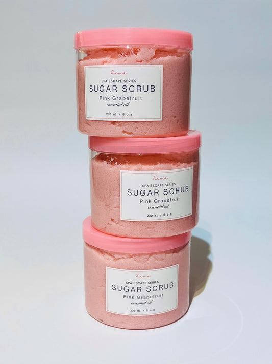Pink Grapefruit Essential Foaming Sugar Scrub Summer25