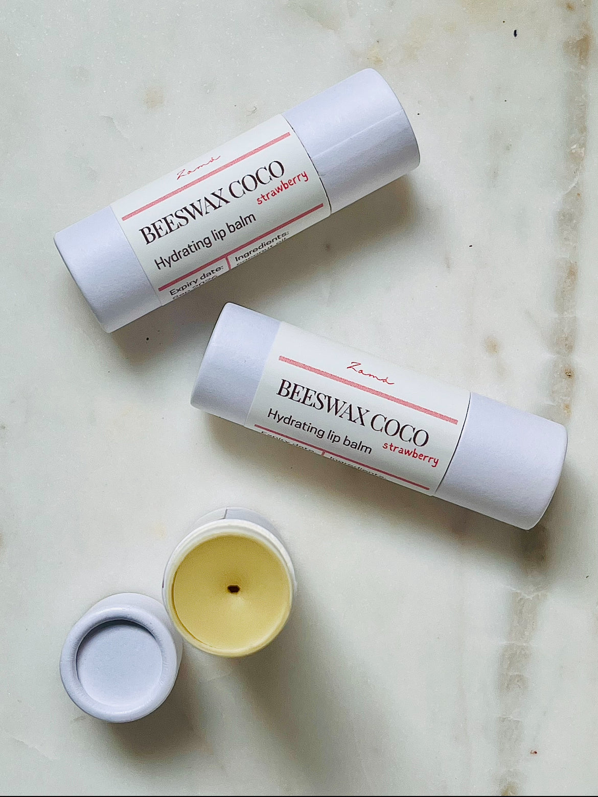 Beeswax Coco Hydrating Balm Tinted Lip Balm
