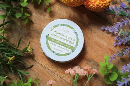 Plant Based Hair Conditioner Bar Hibiscus & Coco Deep Conditioning