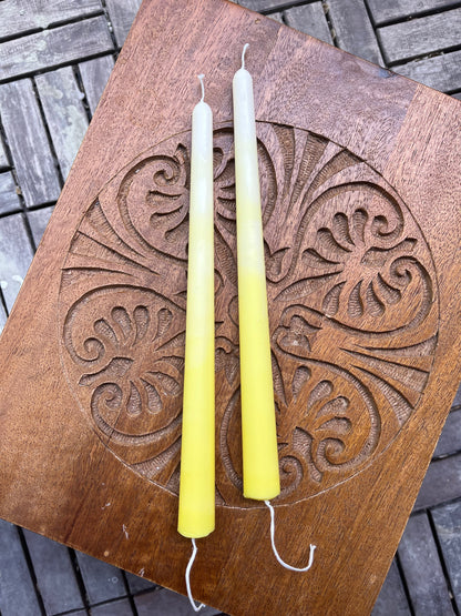 Ombre Taper Soy Wax Candle (pair of two)
