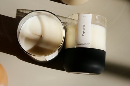 scented candle coffee espresso plant based