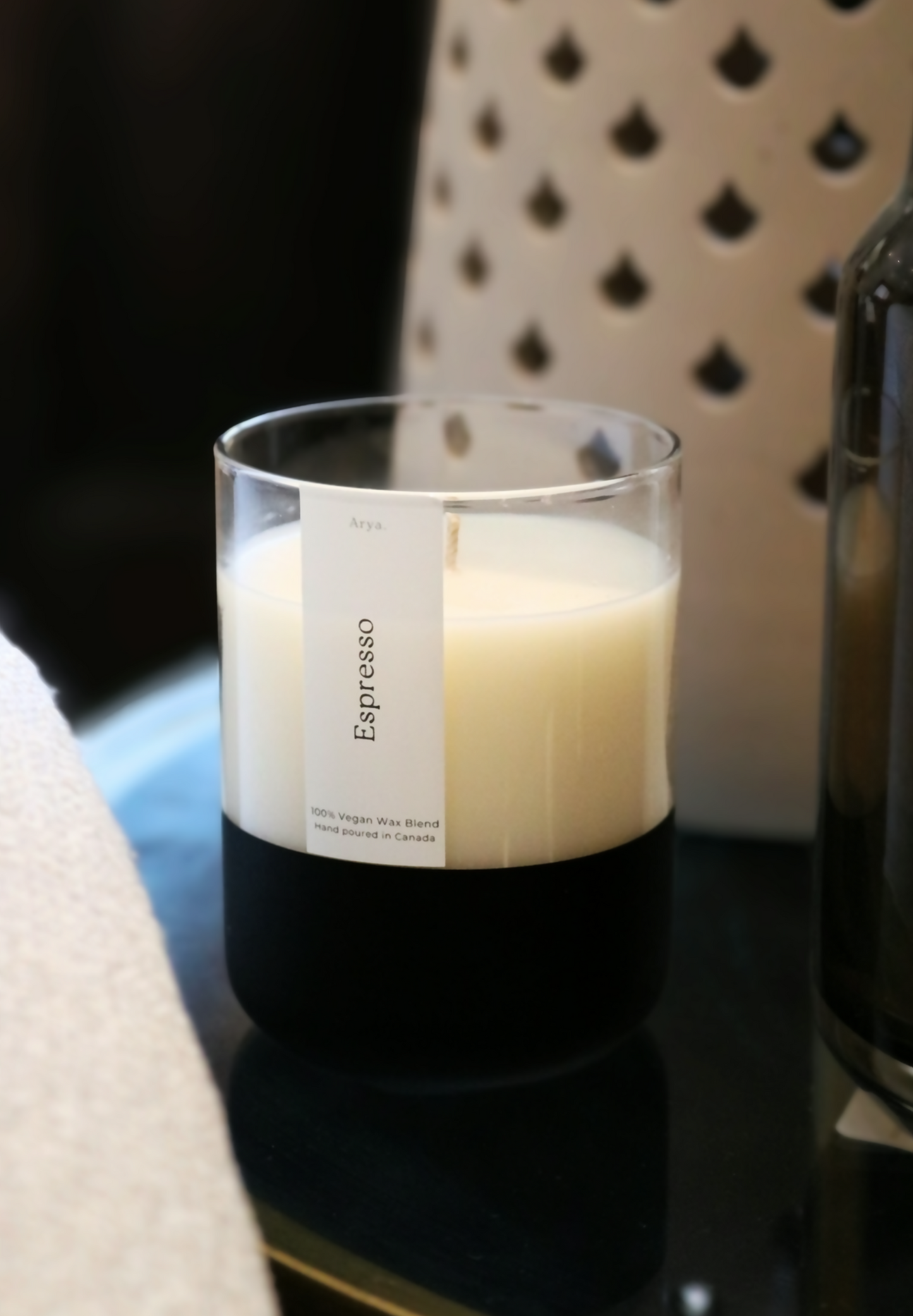 Arya Candle | Espresso |  Scented Plant-Based Wax Blend
