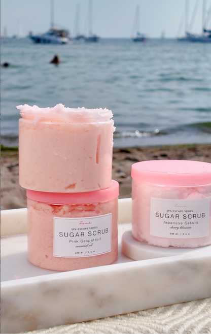 Pink Grapefruit Essential Foaming Sugar Scrub
