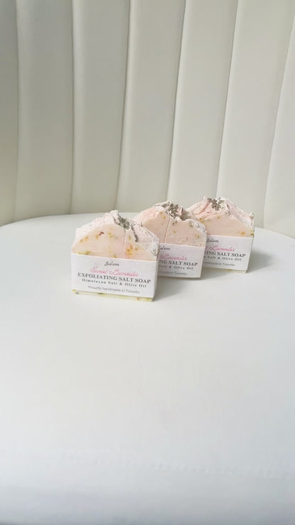 Sweet Lavender Himalayan Salt Soap with Calendula